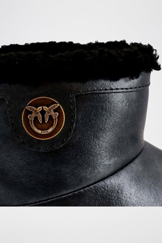 Stivaletti imbottiti in pelle Yoko 22 - Nero 