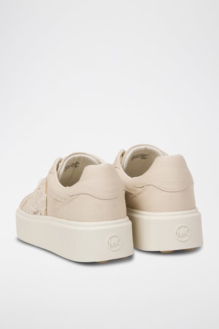 Platform Sneakers -  Beige