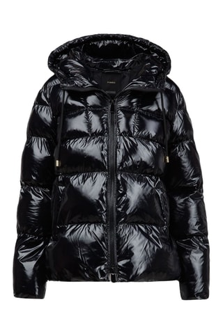 Piumino con cappuccio Eleodoro - Nero