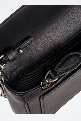 Borsa a tracolla in pelle Love One - Nero