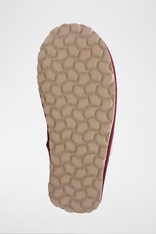 Pantofole in pelle scamosciata Matrix - 
Bordeaux