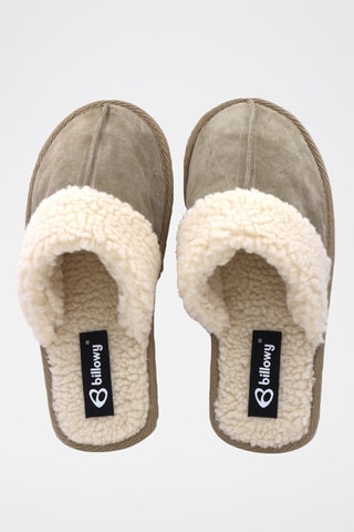 Pantofole in pelle scamosciata Matrix - 
Kaki