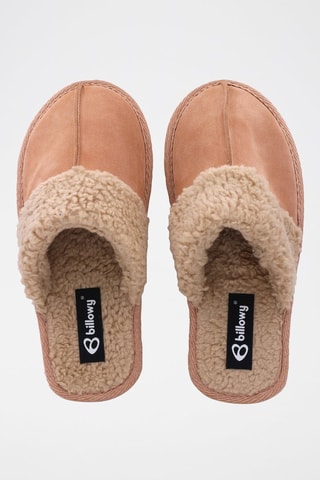 Pantofole in pelle scamosciata Matrix - 
Rosa antico