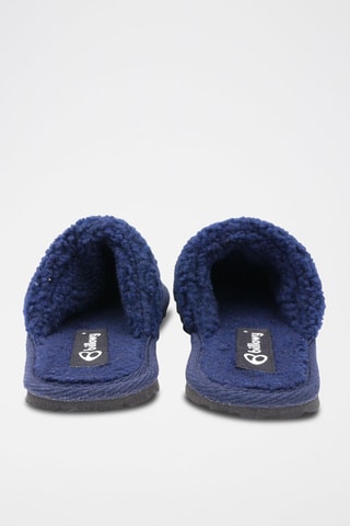 Pantofole in pelle scamosciata Matrix - 
Navy