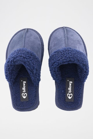 Pantofole in pelle scamosciata Matrix - 
Navy