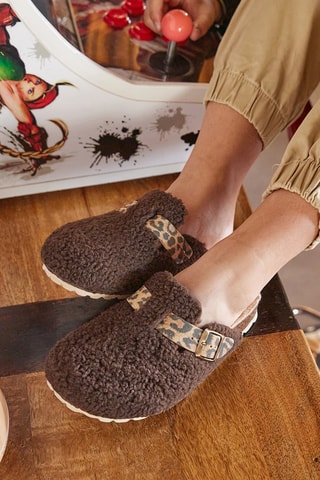 Sabot Rosso - Marrone