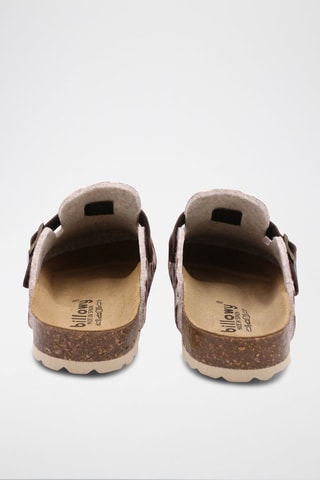 Sabot Rosso - 
Ecrù e marrone