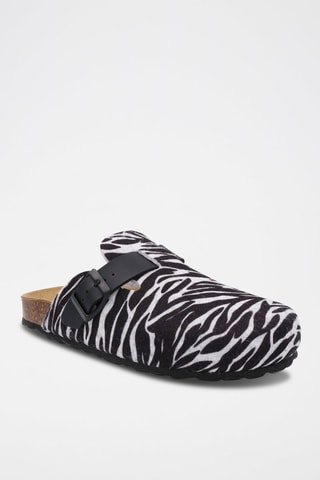 Sabot Rosso - 
Ecrù e nero