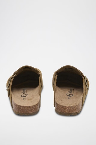 Sabots en nubuck Zueco - Camel