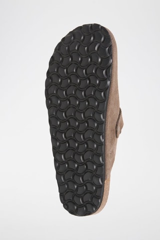 Sabot in pelle scamosciata Zueco - Marrone