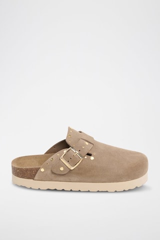 Sabots en cuir - Marron