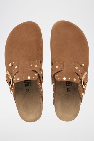 Sabots en cuir - Marron