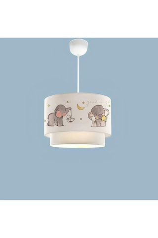 Hanglamp Ayd - Wit en Grijs - 40 W