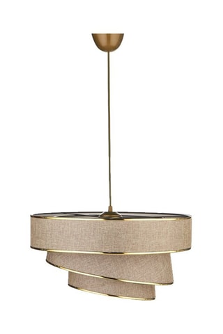 Hanglamp - Taupe en Goudkleurig - 40 W