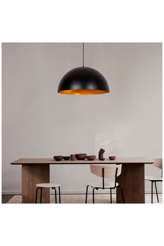 Hanglamp Sivani - Zwart en Goudkleurig - 40 W