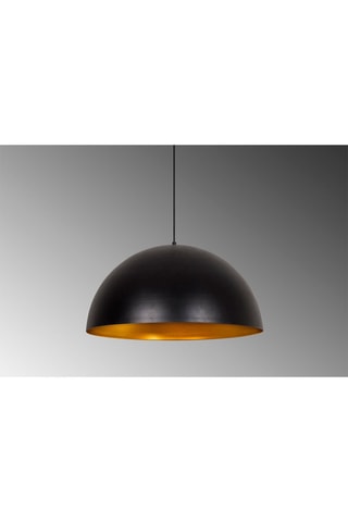 Hanglamp Sivani - Zwart en Goudkleurig - 40 W