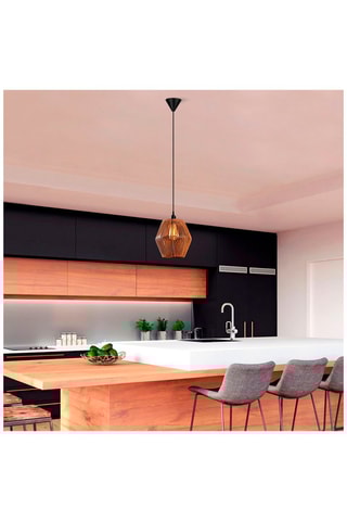 Hanglamp Gonio - Bruin - 40 W