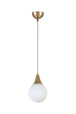 Hanglamp - Goudkleurig en Wit - 40 W