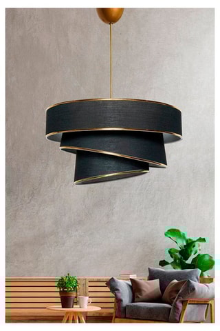 Hanglamp Couper - Zwart en Goudkleurig