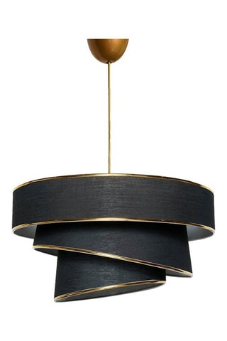 Hanglamp Couper - Zwart en Goudkleurig