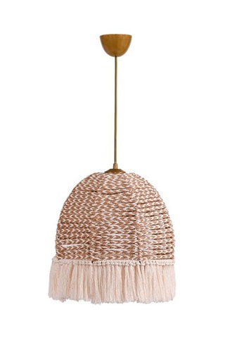 Hanglamp Ecru en Lichtbruin