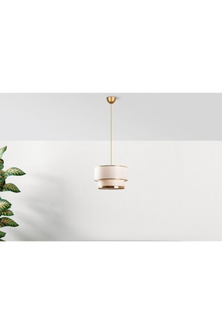 Hanglamp Cake  Wit en Goudkleurig