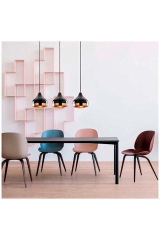 Hanglamp Yildo Zwart en Koperkleurig