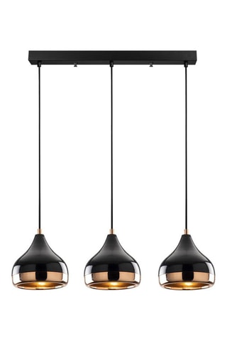 Hanglamp Yildo Zwart en Koperkleurig