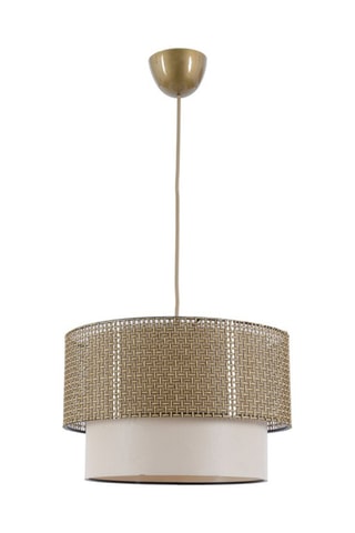 Hanglamp Coral Beige en Wit