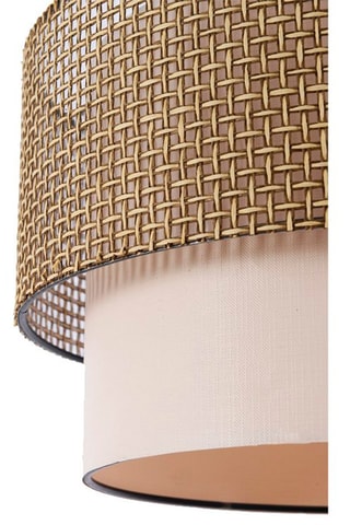 Hanglamp Coral Beige en Wit