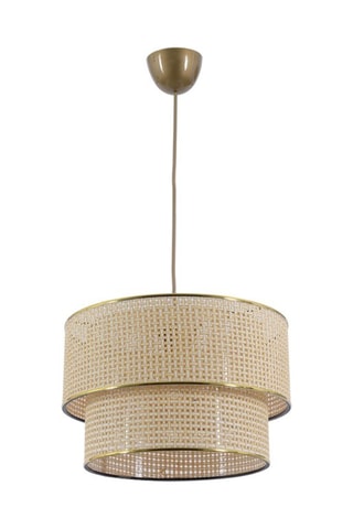 Hanglamp Beige en Goudkleurig