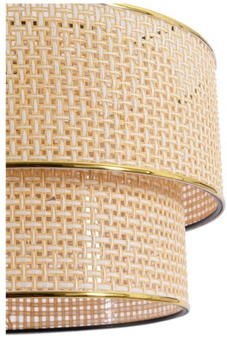 Hanglamp Beige en Goudkleurig