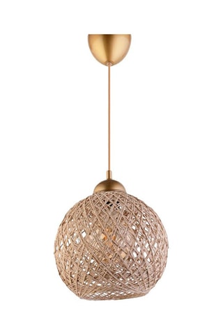 Hanglamp 
Bruin en Wit