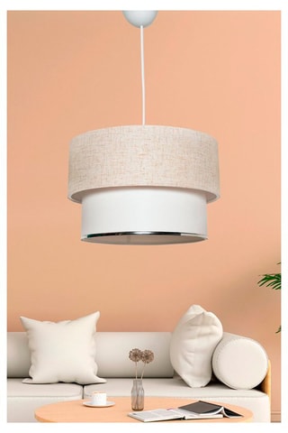 Hanglamp TM121 Wit en Beige