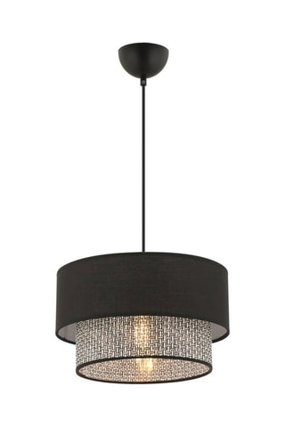 Hanglamp Echo - Grijs en Zwart