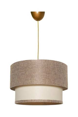 Hanglamp - Beige en Crèmekleurig