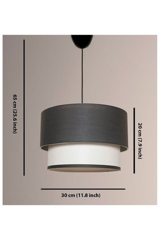 Hanglamp Tubol Antraciet