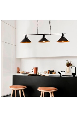 Hanglamp Sivani Zwart