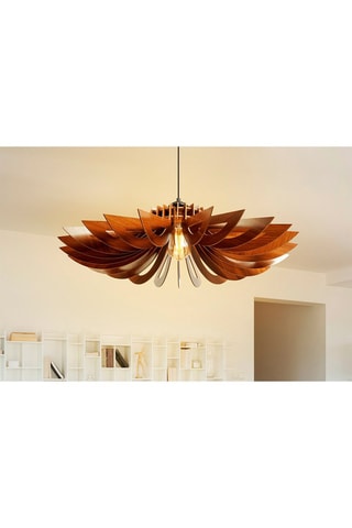 2 Hanglampen - Bruin