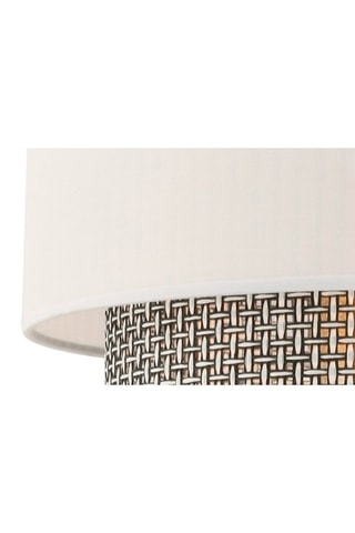 Hanglamp Echo - Wit en Grijs - 45-60 W 