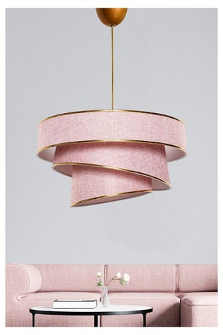 Hanglamp Couper Beige en Goudkleurig
