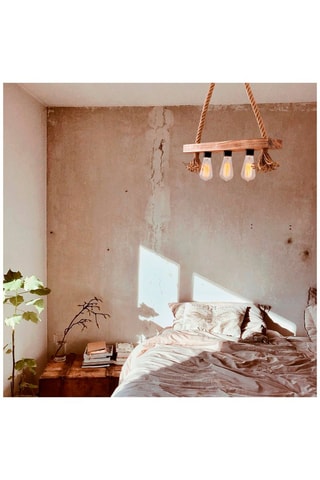 Houten Hanglamp Erebos Naturel