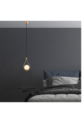Hanglamp Mudoni - Goudkleurig en Zwart - 40 W