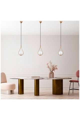 Hanglamp Mudoni - Goudkleurig en Zwart - 40 W