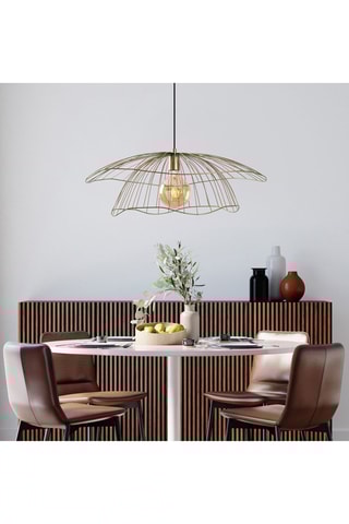 Hanglamp Mantar - Goudkleurig - 40 W