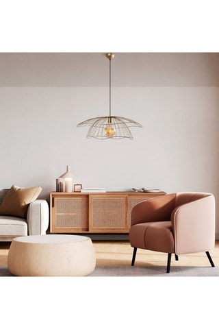 Hanglamp Mantar - Goudkleurig - 40 W