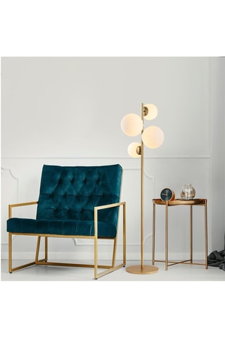 Staanlamp Fazli - Goudkleurig