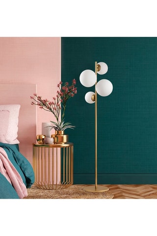 Staanlamp Fazli - Goudkleurig