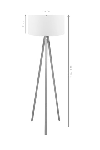 Staanlamp - Lichttaupe - 60 W - 140 cm