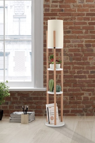 Staanlamp Circle Nora Wit